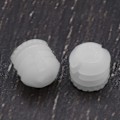 Pikkukuva 5 / 5: 100 kpl saranan laajennustappeja M4x8mm muoviset laajennustapit 4mm valkoiset saranan tappien lisäosat kaappiin 8.8x8mm-11