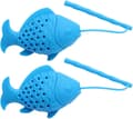 （Blå）2-pack Silikon Teinfuser för Te & Te, Silikon, ZQKLA