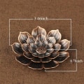 Miniatyrbild 5 av 5: Lotus Rökelsehållare Mässing Stick Rökelsebrännare Kon Rökelsebrännare