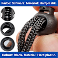 Miniatyrbillede 3 af 7: Snorestopper, 1 Hul, 22 x 17 mm, Hul 6,5 x 4,8 mm, Ideel f,ZQKLA