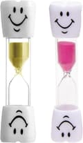 2 st Sandtimmar Timer Sandklocka med Leende Ansikte Sa
