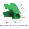 Miniatyrbillede 2 af 5: Sæt med 24 clips til drivhusrør med en diameter på 11 til 12 mm, ZQKLA