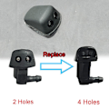 Pikkukuva 3 / 5: 2 kpl etupesurin pesurin suutinta Mazda 3 Mk1 (03-09) 5 Mk2 (06-10) 6 Mk1 (02-08) 2006 2007 2008