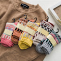 Miniatyrbild 2 av 7: 5 Par Damsockor Vinter Ull Varma Tjocka Crew Fuzzy Sock f,ZQKLA