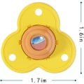 Miniatyrbilde 2 av 6: Lim-type Universal Hjul i Rustfritt Stål, 360-graders, ZQKLA