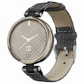 Miniatyrbillede 2 af 3: Til Garmin Lily Urrem Denim Tekstur PU Læder Justerbar Rem - Grå Grey