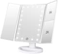 Dewenwils Sminkspegel, 21 LED-lampor och 1X / 2X / 3X Förstoring