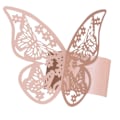 Miniatyrbilde 1 av 4: 50 stk 3D Butterfly Papir Serviettringer til Bryllup Fest Bord Dekor