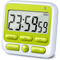 Miniatyrbild 1 av 5: Digital Köktimer med Tyst/Hög Larmknapp PÅ/AV, ZQKLA