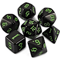 Pikkukuva 1 / 5: DND Nopan Sarja - D&D Monitahoiset Nopat (7 kpl) Dungeons and D:hen, ZQKLA