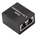 Miniatyrbilde 4 av 5: Ethernet-splitter RJ45 nettverkskontakt adapter Ethernet-kontaktforlenger Splitter En til to splitter