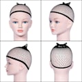 Pikkukuva 5 / 7: 4 kpl Peruukkipipoa, Nylon Peruukkipipo Unisex Huppu, Peruukkipiilot ZQKLA