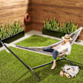 Miniatyrbild 5 av 5: Hängstol Gung Hammock Anti-Roll-Over Canvas Hammock, ZQKLA