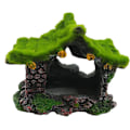 Miniatyrbilde 1 av 5: Harpiks Akvarium Hus Fisk Reker Rede Flocking Moss Gjemmested, ZQKLA