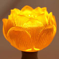 Miniatyrbillede 4 af 5: LED Lotus Buddhistisk Lys, Varm Gul Buddha Lotus Lampe, 2 i 1 U