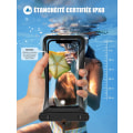 Miniatyrbild 3 av 5: Vattentätt Smartphonefodral, [2-pack] Flytande Vattentätt Mo,ZQKLA