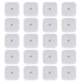 Miniatyrbillede 1 af 5: 5x5cm 20 stk selvklæbende TENS-plader, kompatible med BEURER Tens-enhedsplader, erstatnings-Tens-elektroder, genanvendelige