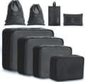 Packningskuber, 8-pack Reseväska Organiseringsset L, ZQKLA