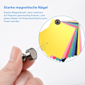 Pikkukuva 3 / 5: 30 kappaletta vahvoja magneetteja, pieniä neodyymimagneetteja jääkaappiin, valkotaululle, magneettitaululle, askarteluun, kotitoimistoon ja kouluun, m