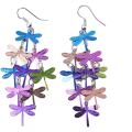 Miniatyrbild 1 av 5: Örhängen för Kvinnor Dragonfly Hollow Dangle Hook Mode Chri,ZQKLA