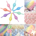 Miniatyrbilde 2 av 5: 5 Tommers Pastellballonger 200 STK, Macaron Latex Ballong Fersken C, ZQKLA