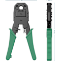 Miniatyrbilde 5 av 5: Krympeverktøy for modulære plugger Western Plugs for RJ11 RJ12 RJ45 T,ZQKLA