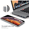 Pikkukuva 5 / 7: USB-C -sovitin MacBook Pro/Air 13\" 15\" 16\", 7-in-1 USB-C - HDMI, ZQKLA