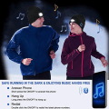 Pikkukuva 3 / 7: Bluetooth Pipootsi Taskulampulla, LED Valo Pipo Musiikkihattu, B,ZQKLA