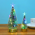 Miniatyrbilde 3 av 6: 3 stk LED fargerike lysende juletre sedertre vindu C,ZQKLA