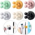 Miniatyrbillede 1 af 5: Silikon Tandbørsteholdere - 6 stk. Razor Hooks Adhesive Wal,ZQKLA