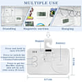 Miniatyrbillede 4 af 5: Digitalt køle- og frysetermometer, 2 sæt digitalt vandtæt køle- og frysetermometer med letlæseligt LCD-display (hvid-2)
