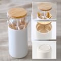 Miniatyrbillede 4 af 6: Vatpindsdispenser Push & Up Farve Hvid Vatpindsdispenser, ZQKLA