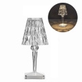 Miniatyrbillede 2 af 2: Dewenwils Krystal Bordlampe Opladning Touch Lampe Soveværelse Natlampe La