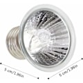 Miniatyrbillede 3 af 5: Skildpadde varmelampe, 25W fuldspektrum Uva/Uvb LED varmelampe, E27