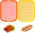 2 st Korv- och Hotdogformar i Silikon, Korvform, Hotdogform, ZQKLA