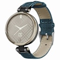 Miniatyrbillede 2 af 3: Til Garmin Lily Urrem Denim Tekstur PU Læder Justerbar Rem - Blå Blue