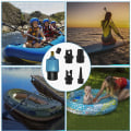 Miniatyrbilde 5 av 5: Pumpeadapter for Paddle Board, Kajakk Pumpeadapter med 4 Luftventiler, ZQKLA
