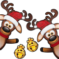 Miniatyrbillede 1 af 6: Signs XL 4 Dele Refleks Magnetisk Reindeer Bil Sæt - Funn,ZQKLA