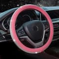 Bling Bilinredning Rosa Kristall Strass Bil Bling Ring Emblem Dekal