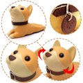 Pikkukuva 2 / 7: Söpö koiran ovenpysäytin, Shiba Inu -ovenpysäytin koriste-eläin, ZQKLA