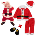 Miniatyrbild 1 av 7: X-Large, Småbarn Pojkar Flickor Jul Tomte Fleece Varm Utekläder, ZQKLA