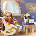 Miniatyrbild 6 av 6: Dukkhus Miniatyr Bibelsats, 14 stycken Mini Dukkhusbok, ZQKLA