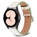 Miniatyrbillede 1 af 5: （Hvid）Passer til Galaxy watch4 twill ægte læder LEAT, ZQKLA