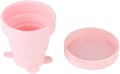 170ml Rosa Vattenkopp Mini Bärbar Silikon Vikbar Kopp Återanvändbar, ZQKLA