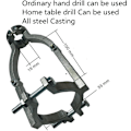 Miniatyrbilde 4 av 5: Firkantbor Adapter, Drilltilbehør for Rask Bruk, ZQKLA
