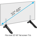 Miniatyrbild 5 av 5: TV-fot, TV-stativben, Universal bordsstativ