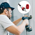 Pikkukuva 5 / 5: 3 kpl Magneettinen ruuvikärjen pidike 1/4\" 66MM Ruuvikärjen pidike Punainen ruuvimeisseli