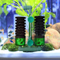 Miniatyrbillede 5 af 5: Dobbelt Svampe Luftpumpe Filter, Dobbelt Svampefilter til Akvarium, ZQKLA
