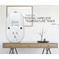 Miniatyrbillede 5 af 7: Smart trådløs temperaturkontrol stikdåse, Kold og Varme mod, ZQKLA