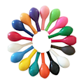 Miniatyrbillede 1 af 7: 100 stk. Matte Balloner 5 Tommer Matte Latex Balloner Bryllup, ZQKLA